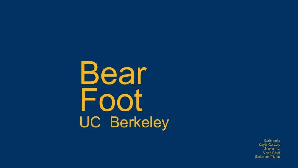 Bear Foot