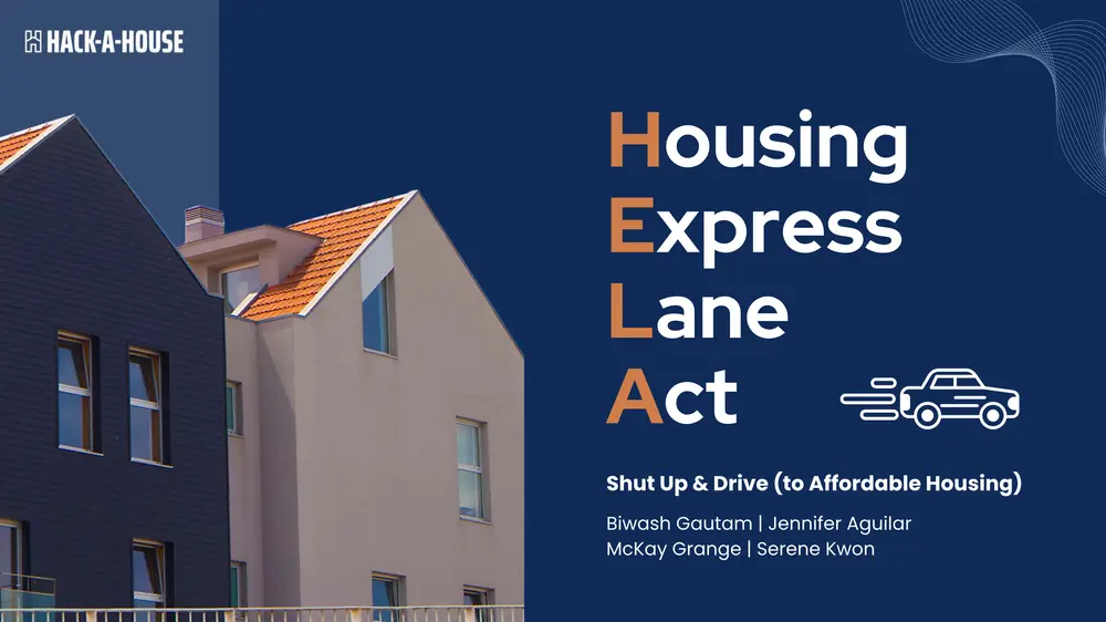 Shut Up & Drive (to Affordable Housing)