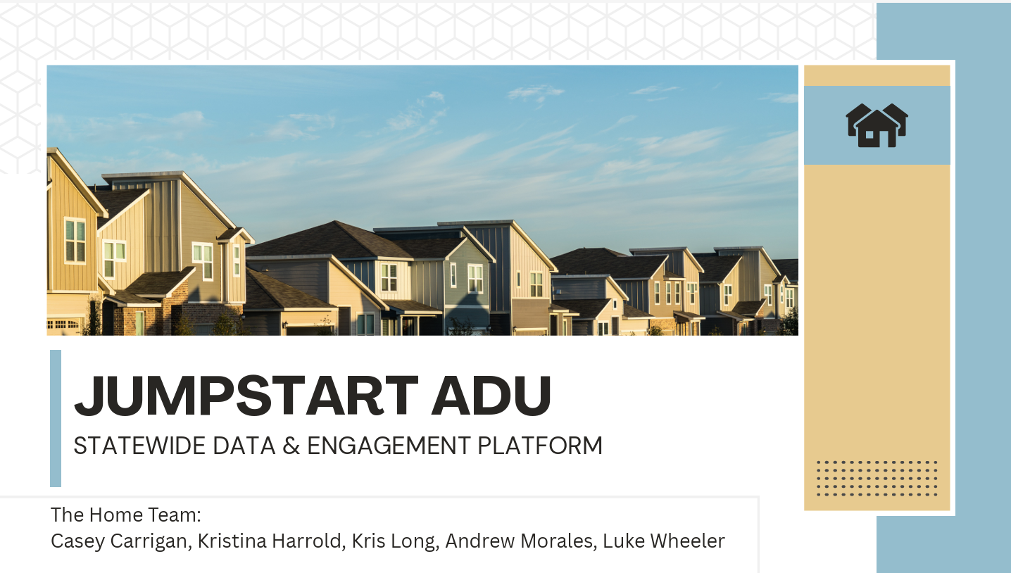 Student pitch slide