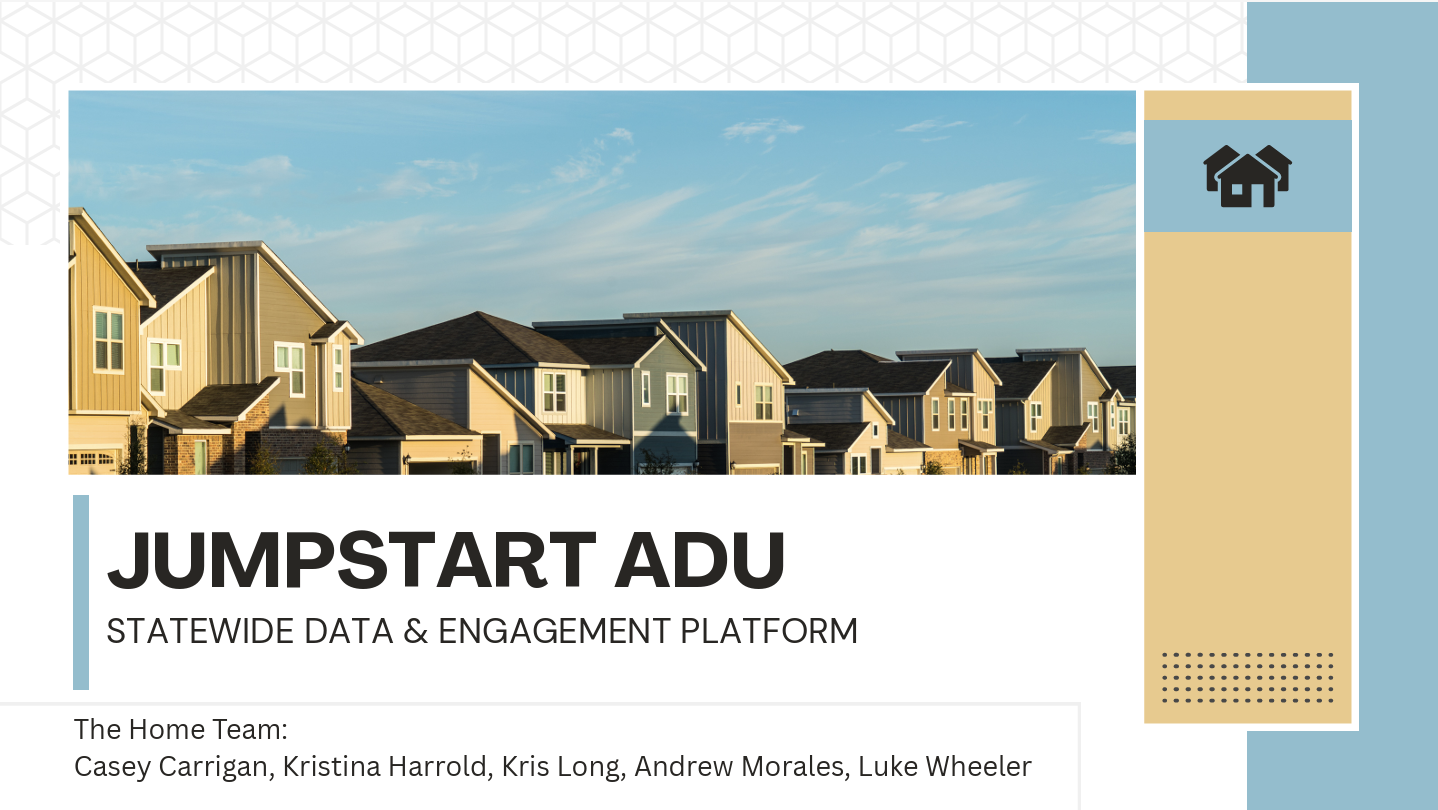 Student pitch slide